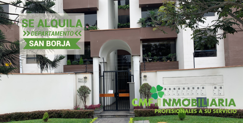 Se Alquila amplio Departamento en San Borja